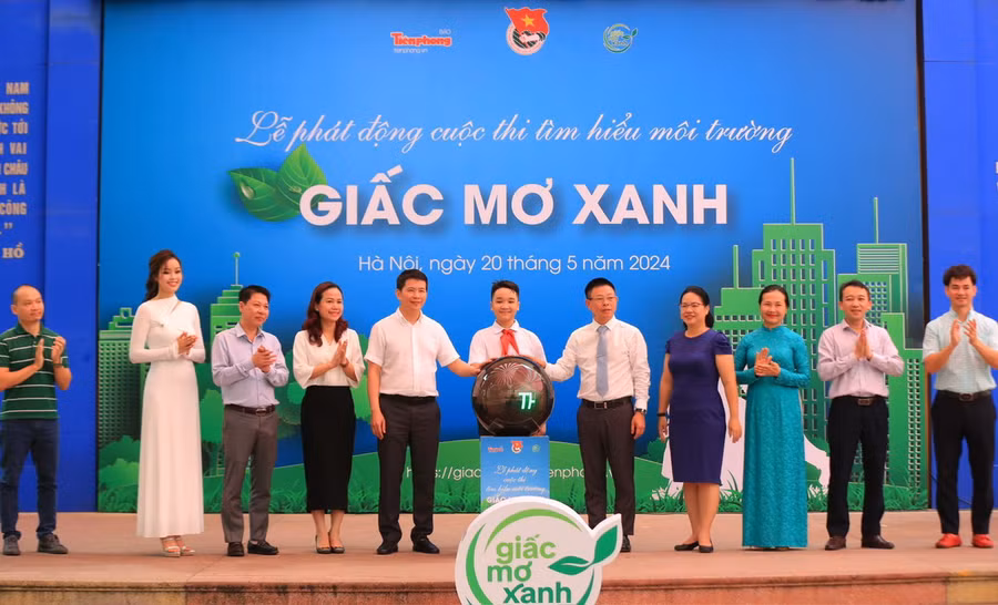 Cuộc thi Giấc Mơ Xanh về bảo vệ môi trường và biến đổi khí hậu được phát động sáng 20/5.