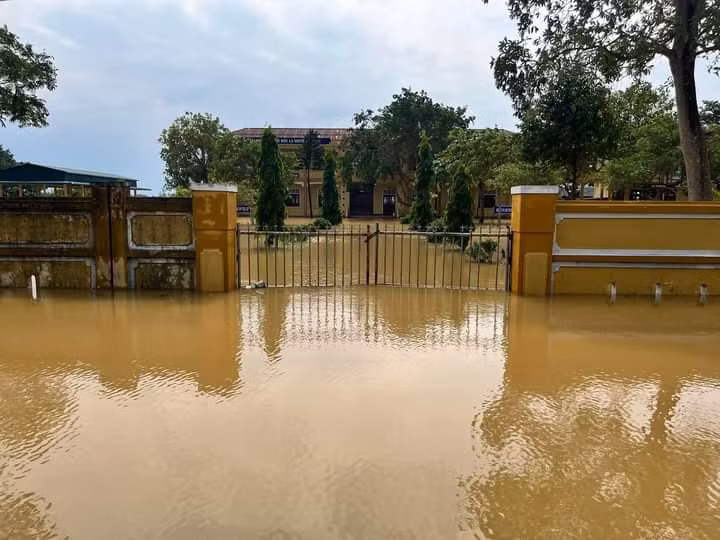 Tại Trường Tiểu học và Trung học cơ sở Hải Hưng (huyện Hải Lăng), hiện nhà trường đã cơ bản hoàn thành việc dọn vệ sinh khuôn viên trường lớp, trở lại dạy học. Riêng điểm trường tiểu học, do nước lũ chưa rút nên học sinh chưa thể đến trường. Tại Trường Tiểu học và Trung học cơ sở Hải Hưng (huyện Hải Lăng), hiện nhà trường đã cơ bản hoàn thành việc dọn vệ sinh khuôn viên trường lớp, trở lại dạy học. Riêng điểm trường tiểu học, do nước lũ chưa rút nên học sinh chưa thể đến trường.