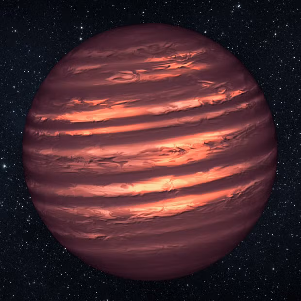 NASA’s Hubble and Spitzer space telescopes have probed the stormy atmosphere of a brown dwarf named 2MASSJ22282889-431026., showing wind-driven, planet-sized clouds enshrouding these strange worlds. Brown dwarfs form out of condensing gas, as stars do, but lack the mass to fuse atoms and produce energy. Hubble and Spitzer simultaneously watched the brown dwarf as its light varied in time,