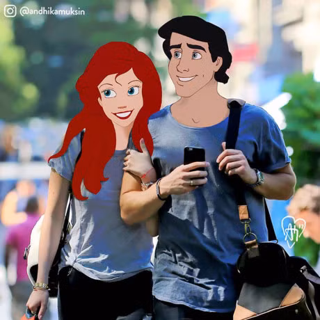 Bat ngo bat gap cac hoang tu, cong chua Disney ngoai doi thuc - Anh 10