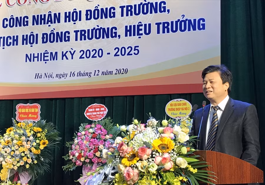 Thứ trưởng Nguyễn Hữu Độ phát biểu tại buổi lễ