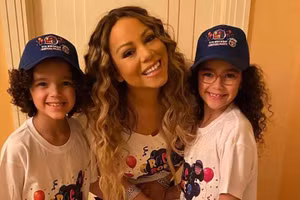 Mariah Carey cùng hai con song sinh Moroccan - Monroe