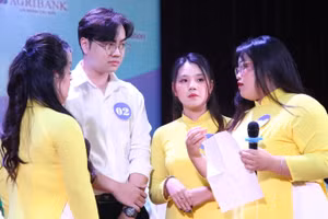 Sinh viên Trường ĐH Sư phạm Hà Nội. Ảnh: TG.