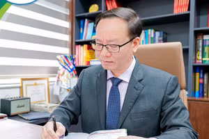 PGS. TS Trần Minh Điển – Giám đốc Bệnh viện Nhi Trung ương thông tin về hội chứng hậu Covid-19 ở trẻ em. Nguồn: BV Nhi Trung ương.