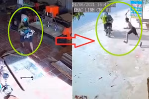 Video: Trộm thản nhiên vào nhà lấy máy cắt, chủ nhà phát hiện cầm búa truy đuổi