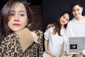 An Nguy bất ngờ khoe ảnh lộ bụng bầu bên người yêu đồng giới 
