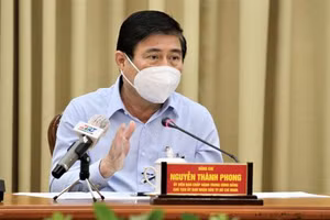 Chủ tịch UBND TP Hồ Chí Minh Nguyễn Thành Phong. Ảnh: Trung tâm Báo chí TP Hồ Chí Minh.