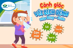 Lời khuyên của bác sĩ nhi khoa phòng tránh cúm mùa, sởi, thủy đậu, quai bị