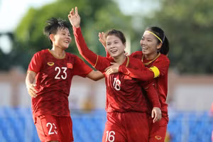 Tuyển nữ Việt Nam quyết tâm bảo vệ ngôi vô địch AFF Cup.