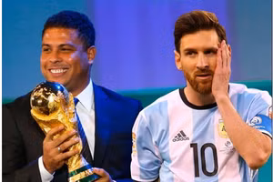 Ronaldo de Lima không muốn đội bóng của Messi vô địch World Cup.