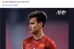Hồ Tấn Tài được trang chủ AFC chúc mừng sinh nhật.