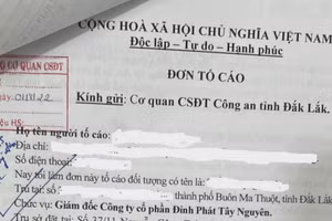 Đơn tố cáo của người dân.