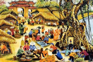 Phiên chợ Tết. Ảnh minh họa: IT.