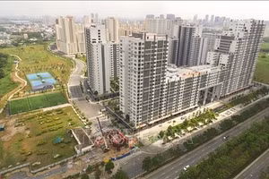 Một góc Khu đô thị mới Thủ Thiêm. Ảnh minh họa: Trần Xuân Tình/TTXVN