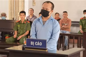 Bị cáo Bùi Lê Duy Linh tại phiên toà (ảnh: SĐ).