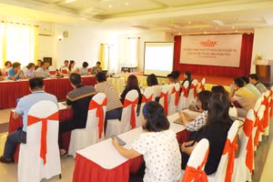 Toàn cảnh buổi tập huấn.