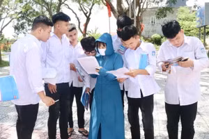 Thí sinh tham dự Kỳ thi tốt nghiệp THPT năm 2023.
