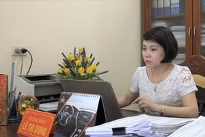 Bà Lê Thị Dung, cựu Giám đốc TT GDTX huyện Hưng Nguyên. Ảnh: QĐ.