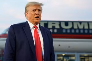 Cựu Tổng thống Mỹ Donald Trump. (Sky news)
