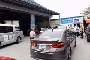Nguy cơ ùn tắc đăng kiểm có thể xảy ra tại nhiều địa phương