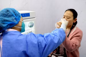 Xét nghiệm Covid-19 ở Trung Quốc.