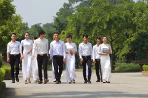 Sinh viên Trường ĐH Thể dục Thể thao Bắc Ninh.