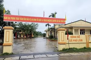 Công sở UBND xã Phú Lâm.