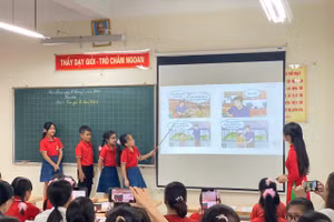 Tỉ lệ giáo viên trên mỗi lớp học tại Nam Định những năm gần đây ở nhiều trường đã đạt mức chuẩn.