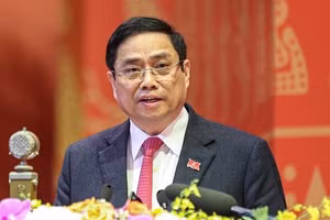 Trưởng Ban Tổ chức Trung ương Phạm Minh Chính. Ảnh: Hoàng Phong