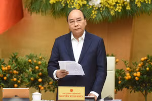 
Thủ tướng Nguyễn Xuân Phúc phát biểu khai mạc phiên họp Chính phủ thường kỳ tháng 1/2021. Ảnh VGP/Quang Hiếu