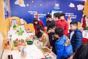 Học sinh trải nghiệm trường Mầm non Vinschool Star City Thanh Hoá