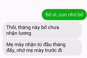  Cười "không nhặt được mồm" những tin nhắn "bá đạo"