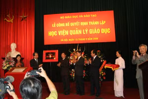 Lễ Công bố Quyết định thành lập Học viện Quản lý giáo dục