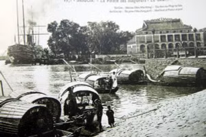 Tàu Amiral Latouche Tréville, con tàu đã đưa người thanh niên Nguyễn Tất Thành ra đi tìm đường cứu nước từ Cảng Sài Gòn. Ảnh tư liệu
