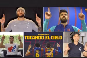 Messi san bằng kỷ lục ra sân 767 trận của Xavi trong màu áo Barca.