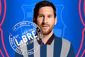 Messi chính thức trở thành cầu thủ tự do.