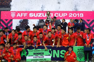 Tuyển Việt Nam nhận thưởng khủng khi vô địch AFF Cup 2018.