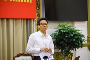 Phó Thủ tướng Chính phủ Vũ Đức Đam phát biểu chỉ đạo tại cuộc họp (Ảnh: Huyền Mai)