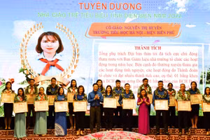 Các nhà giáo trẻ được tuyên dương tại buổi lễ