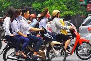 Học sinh vi phạm luật giao thông sẽ bị xử lý nghiêm (Ảnh minh họa)