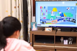 Học qua truyền hình giúp HS vững vàng hơn kiến thức
(Ảnh minh họa)