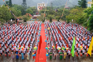 Học sinh Lào Cai sẽ khai giảng sáng 5/9. 