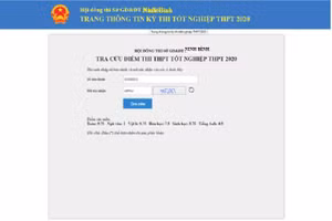 Thí sinh Ninh Bình tra cứu điểm thi tốt nghiệp THPT năm 2022 ở đâu?