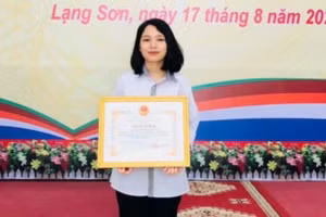 Nguyễn Thục Nguyên 2 lần đoạt giải kỳ thi học sinh giỏi quốc gia. Ảnh: NVCC