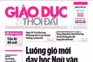 Tin tức báo in 8/10: Dạy học Ngữ văn theo chương trình mới