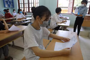Thí sinh dự thi Kỳ thi tốt nghiệp THPT năm 2021 (Ảnh TL).