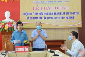 Lễ phát động cuộc thi trong toàn ngành giáo dục bằng hình thức trực tuyến.