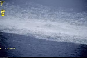 Vụ nổ trên đường ống Nord Stream.