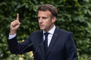 Tổng thống Pháp Emmanuel Macron.