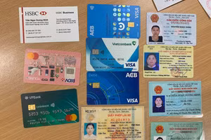 Số giấy tờ giả được đối tượng sử dụng để thực hiện hành vi lừa đảo.